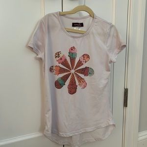 Girls Size 12 Sparkle Short Sleeve Shirt